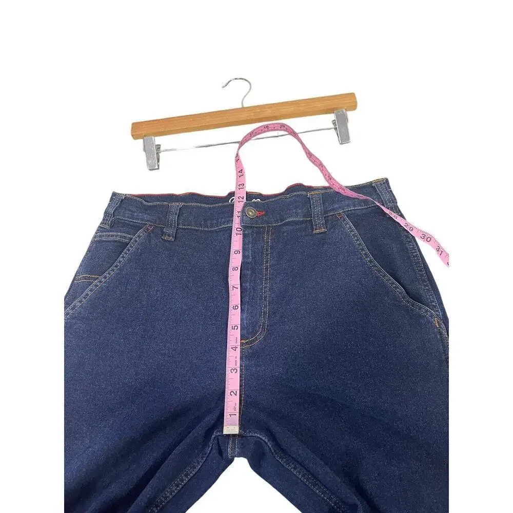Eddie Bauer Dark‎ Wash Field & Forest Womens Jeans Large Hunting Outdoor